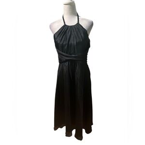 Dusk Collection Elegant Black Halter Dress size 6